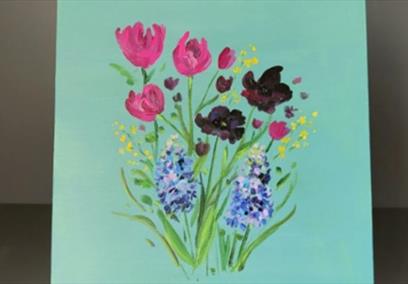Flowers in Acrylic