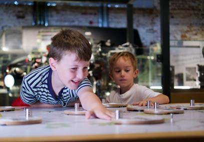 Children playing at Aerospace Bristol