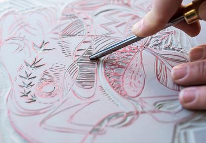Learning Linocut 'a beginners guide' April 2024