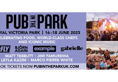 Pub in the Park 2023 poster