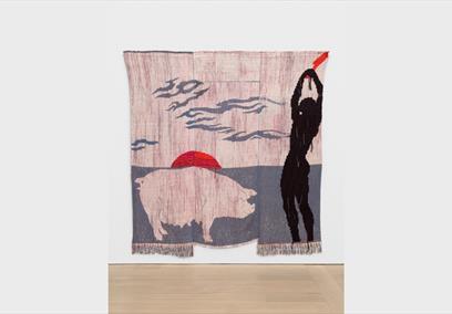 'Prodigal' tapestry artwork by Diedrick Brackens