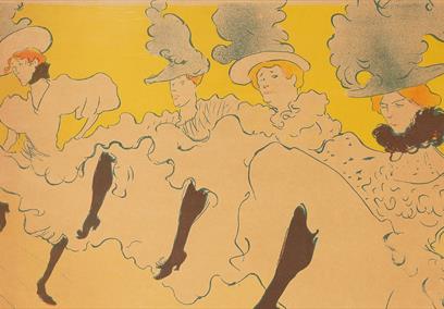 La Troupe de Mademoiselle Eglantine by Toulouse-Lautrec