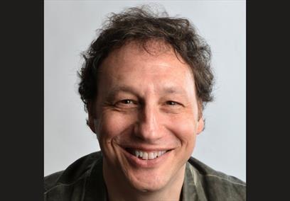 An upclose portrait of Carey Marx