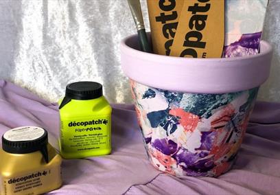 Decoupage Fun at Ollie Quinn
