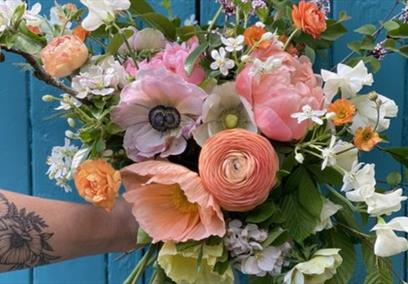A bridal bouquet