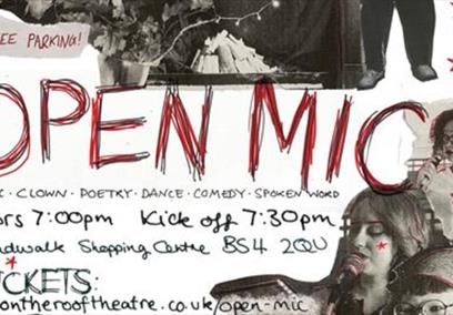 Open Mic Night Promo Poster.