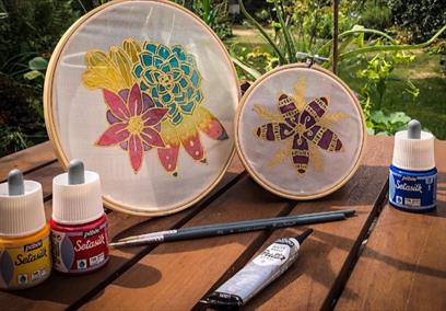 Silk painting