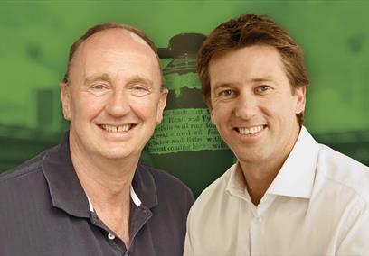 Jonathan Agnew and Glenn McGrath