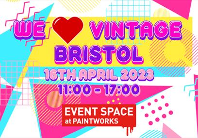 We Love Vintage Bristol poster
