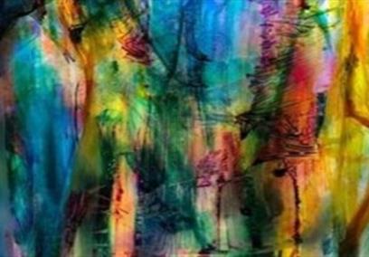 A colourful piece of art