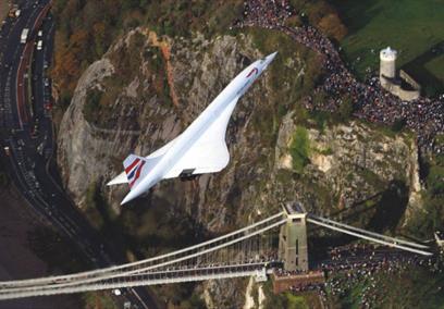 Concorde's last ever flight over Bristol