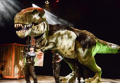 Electronic Dinosaur and handler