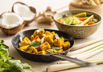 Curry and ingredients