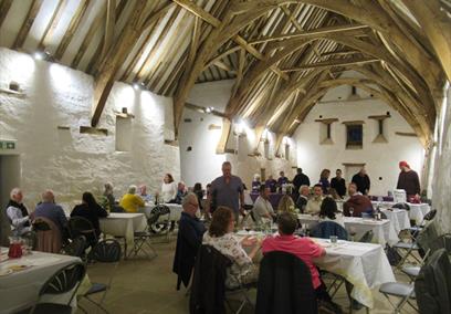 Wine-tasting in the Barn