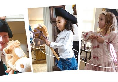 Children playing dress up