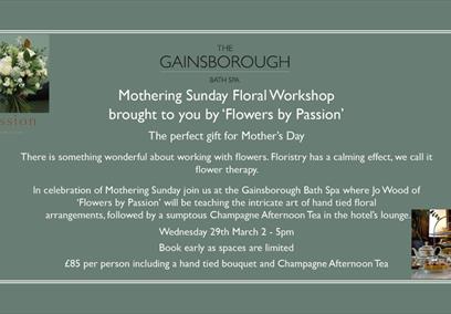 Mothering Sunday Floral Workshop