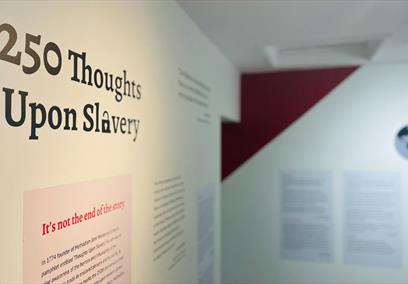 250 Thoughts Upon Slavery exhibition