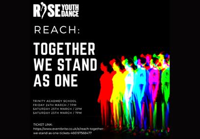 Reach dance performance poster