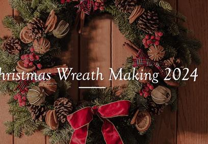 Christmas Wreath Making at Whatley Manor