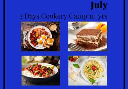 11+ 2 Day Cookery Camp
