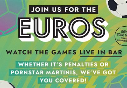 Euros England Vs Slovenia at Revolution Bath poster