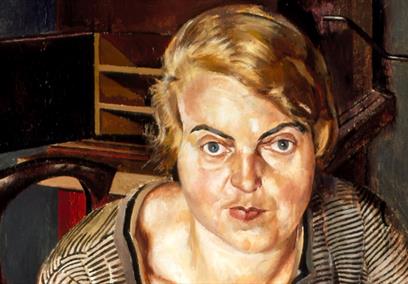A painting at the Century of the New English Art Club Exhibition