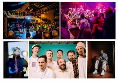 Images 1 & 2: Bristol Jazz Festival in full swing; Image 3: Rising super star saxophonist Emma Rawicz; Image 4: Bristol’s much-loved Snazzback; Image