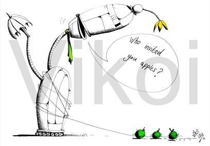 Vikoi robot cartoon