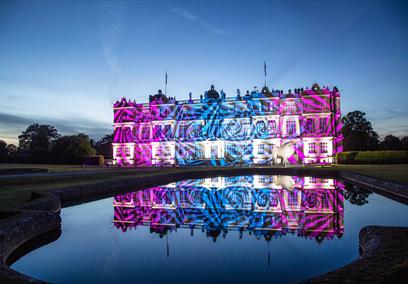 Longleat House illuminated