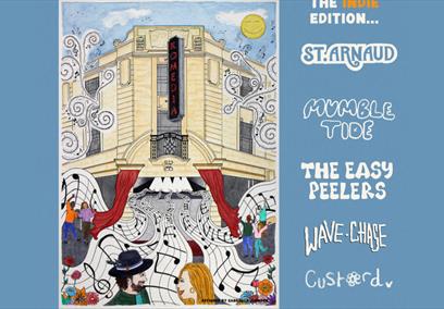 Free Community Festival: The Indie Edition poster with all the band names