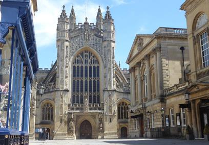 Bath Abbey and High Street