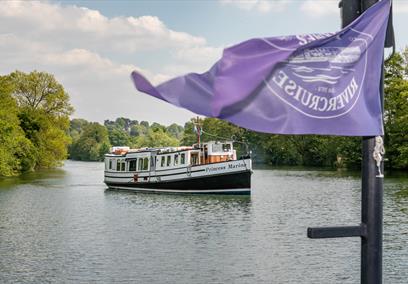 View of Princess Marina cruising on the River Thames