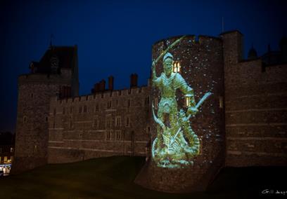 Garter Tower Christmas Illuminations copyright Gill Heppell