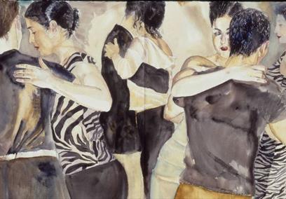 David Remfry RA, Dancers, 2001. Courtesy of the artist.