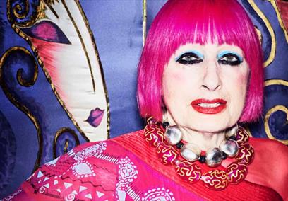 Zandra Rhodes Portrait by Simon Emmett