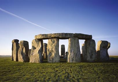 Stonehenge on Salisbury Plain in Wiltshire