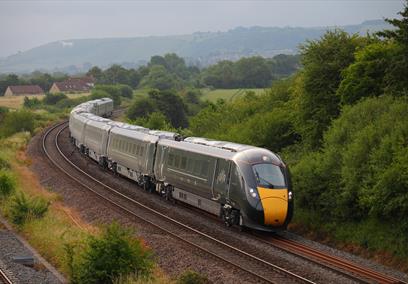 Great Western Railway Train on track