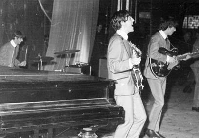 Musicians playing their instruments