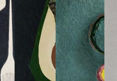 Pennie Elfick Deliberation 2, Toni Davey Comb 1, Nicky Knowles Deconstructed Dove I, Chris Dunseath Four Slices from the Star Cluster, Jemma Appleby #