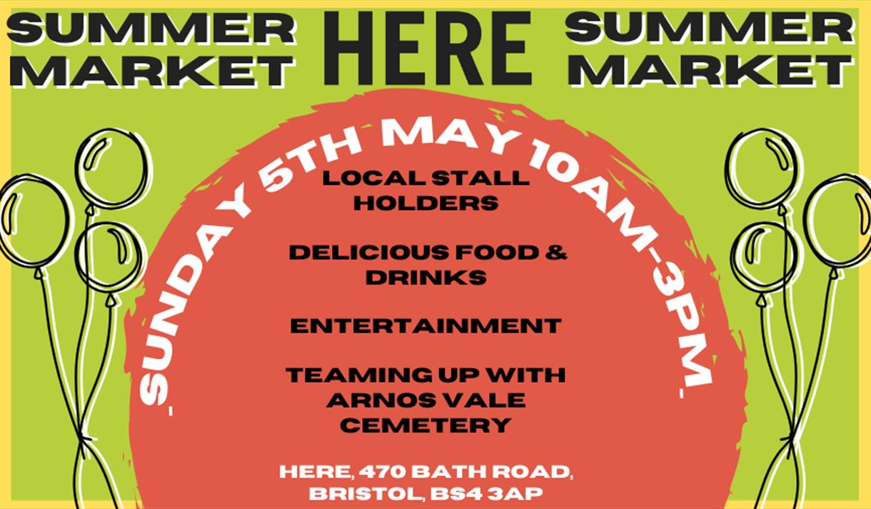 HERE Summer Market at Arnos Vale Cemetery
