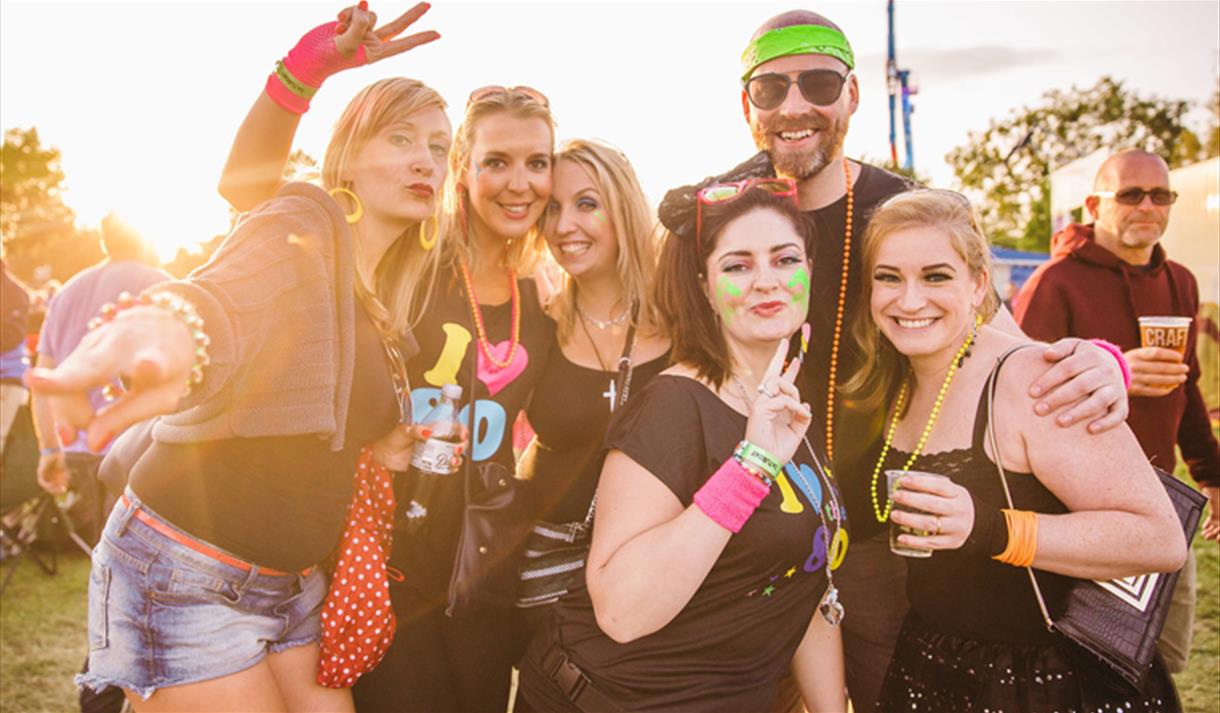People at Rewind Festival South