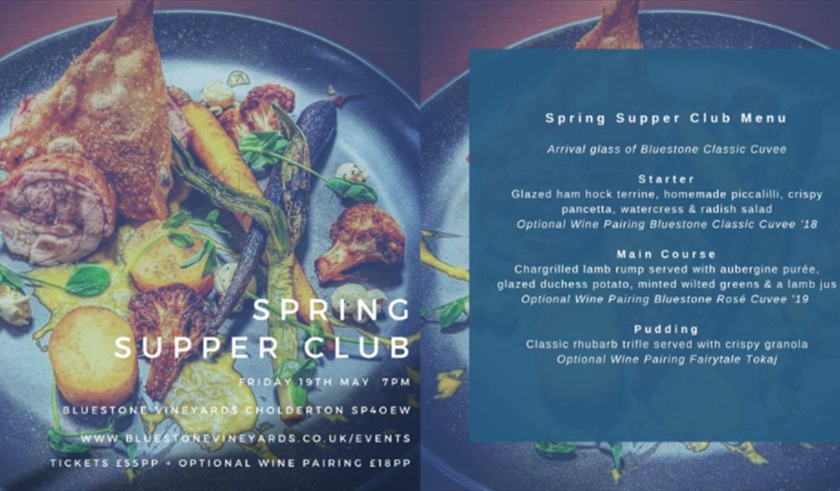Spring Supper Club at Bluestone Vineyards
