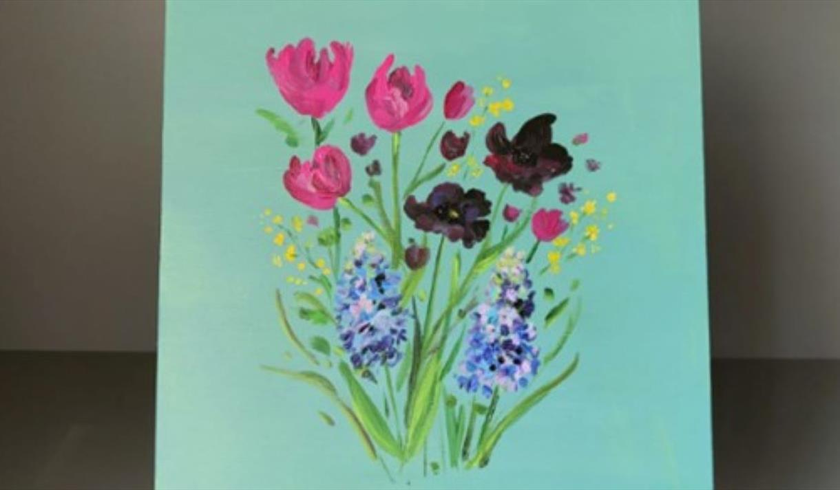 Flowers in Acrylic