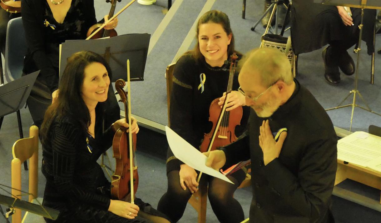 Conductor and two soloists