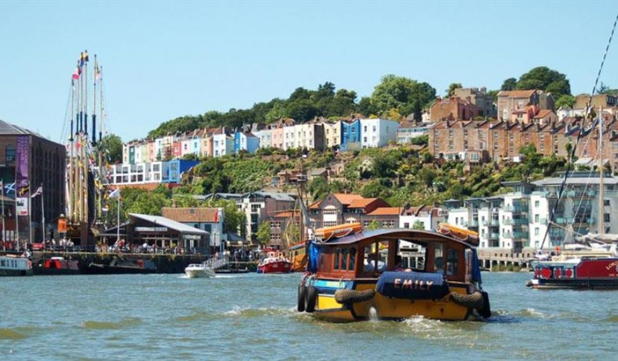 Bristol Ferry in the harbour near SS Great Britain