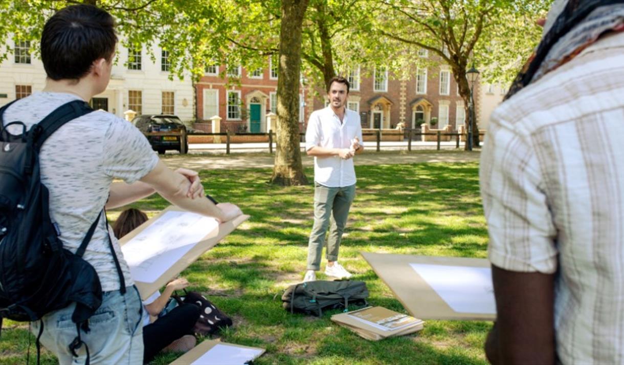 Bristol sketching walking tour