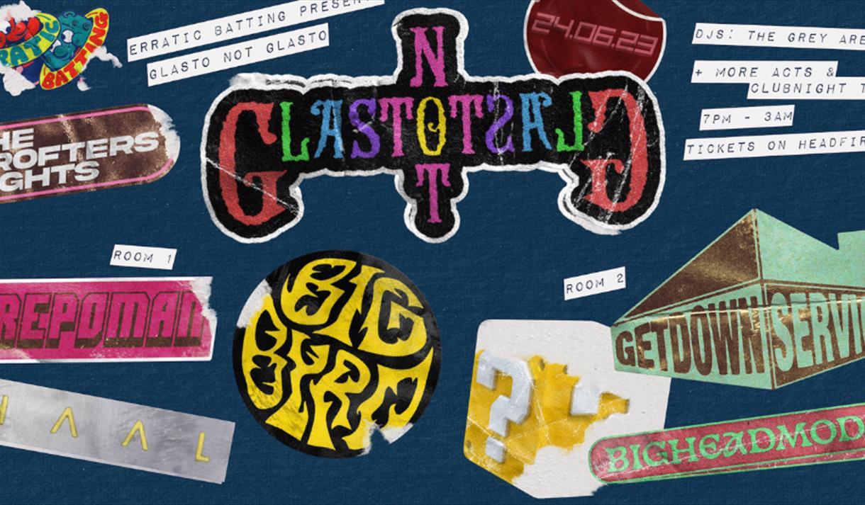 Glasto Not Glasto poster