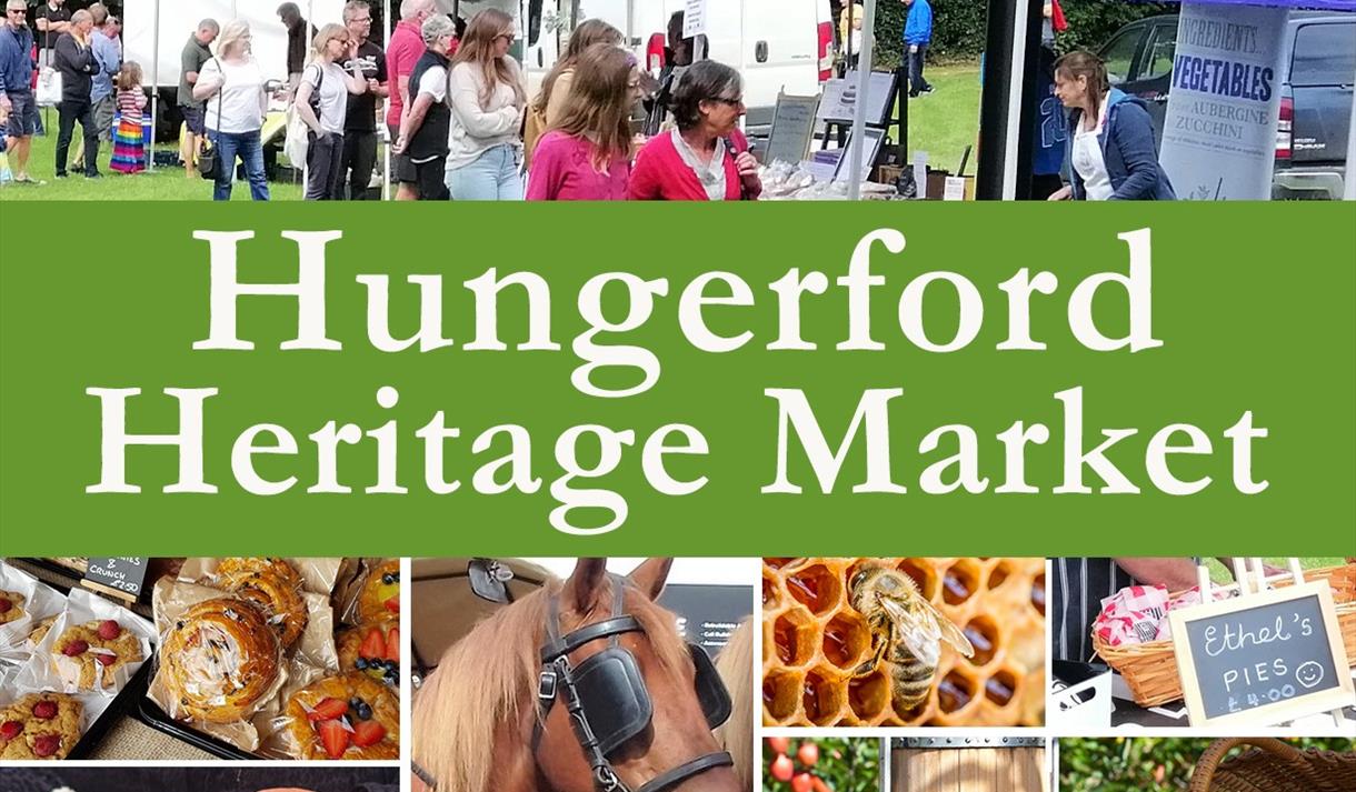 Market stalls, crafters and animals 
