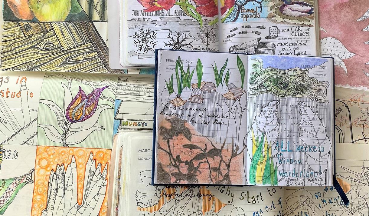 Art Sketchbook Ideas: creative examples to inspire students