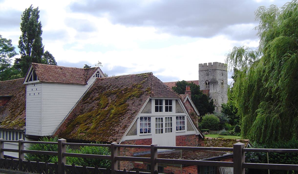View of Goring Mill and Church